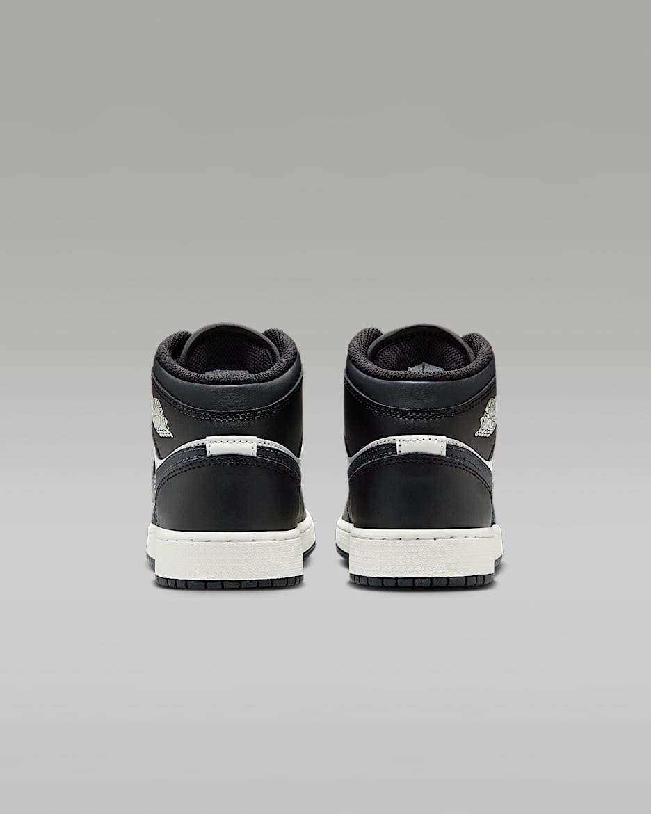 Air Jordan 1 Mid Big Kids Shoes. Nike